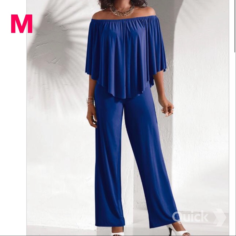 M - NWT Overlay Jumpsuit by Studio EY